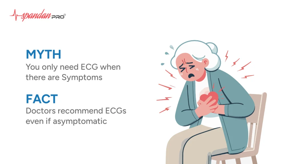 common myth about ECG